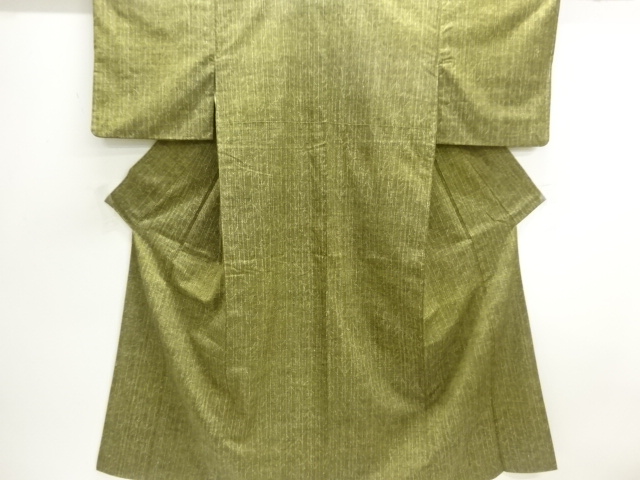 JAPANESE KIMONO / TSUMUGI / WOVEN ABSTRACT